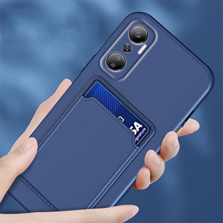 เคสซิลิโคนนิ่ม พร้อมช่องใส่บัตร สําหรับ Infinix Hot 20 20i 20s Infinix Hot20 Hot20s Hot20i