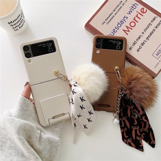 เคสโทรศัพท์มือถือ ผ้าไหม กันกระแทก สําหรับ Samsung Galaxy Z Flip 4 Z Flip 3 5G