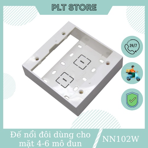 ฐานลอยคู่สําหรับใบหน้า 4, 6 อุปกรณ์ NN102W, NN102F Nanoco (KT: 120x115x35)