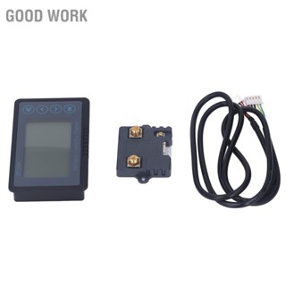 Good Work Multifunctional Battery Monitor Voltage Capacity Meter Waterproof Tester 8‑120V 50A