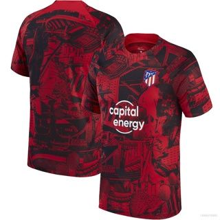 เสื้อกีฬาแขนสั้น ลายทีมชาติฟุตบอล Atletico Madrid 22 23 ชุดเหย้า สําหรับผู้ชาย