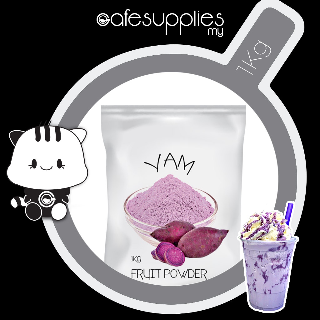 YAM FRUIT POWDER 1KG IMPORTED (สําหรับ MAKING PASTRAIES, MOONCAKE, BEVERAGES, DESERTS, BAKING)