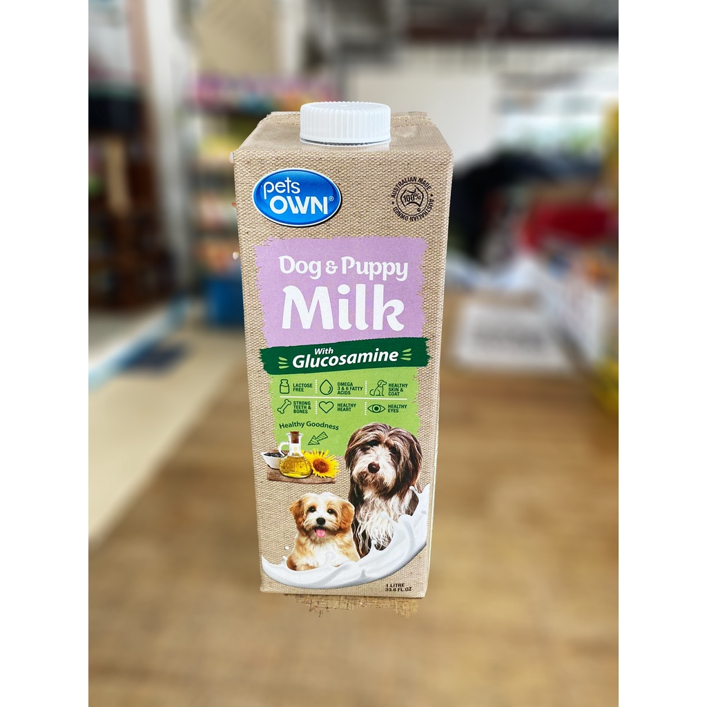 Pet OWN Milk นมพร้อมดื่มสำหรับสุนัขและแมว 1000ml