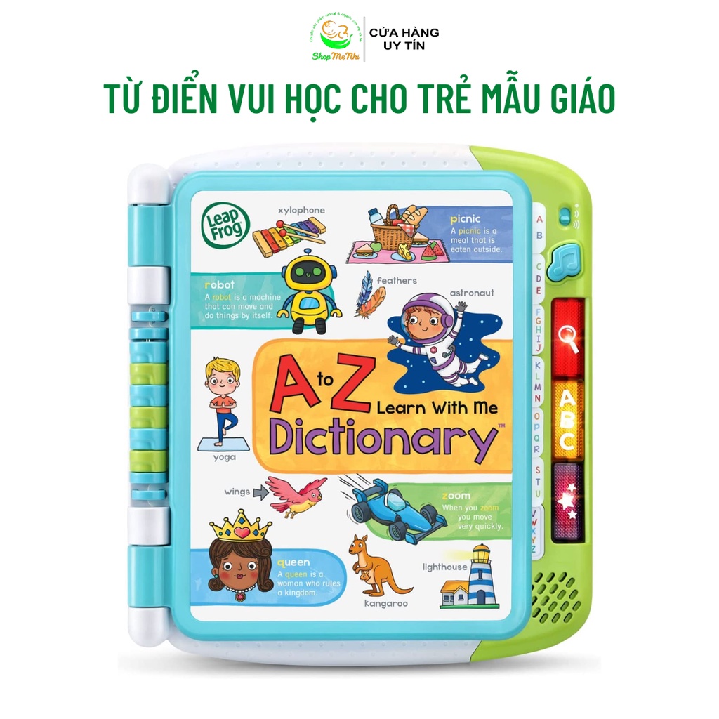หนังสือพจนานุกรมสัมผัสพจนานุกรม LeapFrog A ถึง Z สําหรับเด ็ กก ่ อนวัยเรียนและเด ็ กประถม