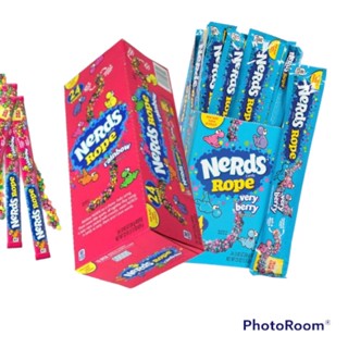 ‼️ราคาถูกที่สุด หายาก พร้อมส่งจากไทย❗️Nerds Rope USA ขายยกกล่อง 1กล่องมี24เส้น