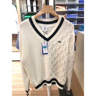 (พร้อมส่ง)*New*👕เสื้อ Sweater Lacoste 🐊 รุ่นนี้ made in france 🇫🇷