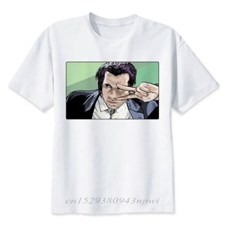 เสื้อยืดผ้าฝ้ายพิมพ์ลายแฟชั่น เสื้อยืดแขนสั้นลําลอง พิมพ์ลาย pulp fiction 2022 สไตล์พังก์ สตรีท แฟชั่นฤดูร้อน สําหรับผู้