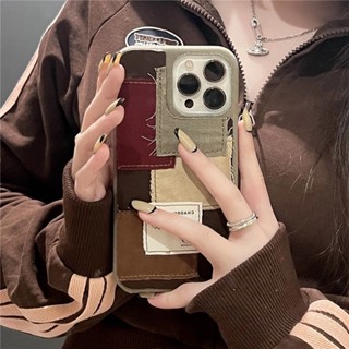 เคสป้องกันโทรศัพท์มือถือ ผ้ายีน กันกระแทก สําหรับ Apple Iphone 12 11Pro Max X XS XR 13 14promax