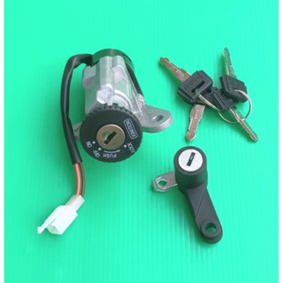 สวิทช์กุญแจชุดใหญ่/YAMAHA/MIO รุ่นเก่าไฟหน้าอยู่บน สายไฟ2เส้น (อย่างดี)