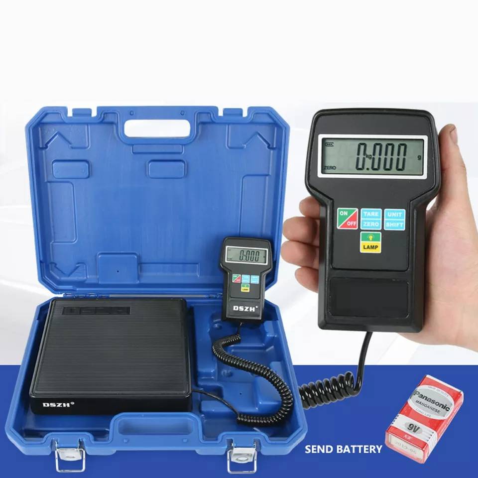 DSZH RCS-7040 เครื่องชั่งน้ำยาแอร์ Digital Refrigerant Scale ดิจิตอล 0-100Kgs ของแท้ ส่งด่วน ส่งไว