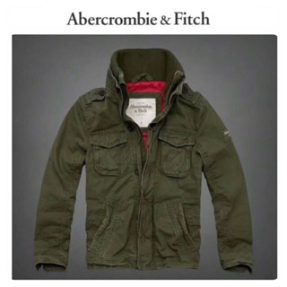 เสื้อแจ็คเก็ตชาย เสื้อทหาร Jacket  ⚙️แบรนด์  💢ABERCROMBIE FITCH💢 แท้💯%(wy587)