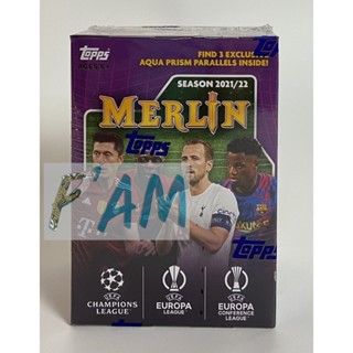 พร้อมส่ง 2021-22 Topps Merlin Blaster Box Soccer ท็อปปส์ การ์ดสะสมฟุตบอล แชมป์เปี้ยนส์ลีก