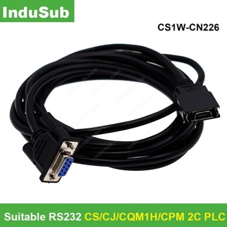 สายเคเบิลอะแดปเตอร์โปรแกรมอินเตอร์เฟซ CS1W-CN226 RS232 สําหรับ CS CJ CQM1H CPM 2C PLC CS1W CN226 2.5M CS1WCN226