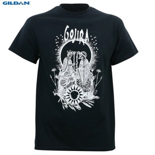 Yuanl5 [พร้อมส่ง] เสื้อยืดแขนสั้นลําลอง ผ้าฝ้าย 100% พิมพ์ลาย Gojira wear Gojira Ritual Union พลัสไซซ์ ของขวัญวันเกิด สํ