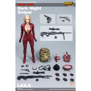 BBK BBK014 1/6 Dark Night Sniper Laila Action Figure