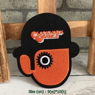 Clockwork Orange ตัวรีดติดเสื้อ อาร์มรีด อาร์มปัก ตกแต่งเสื้อผ้า หมวก กระเป๋า แจ๊คเก็ตยีนส์ Movie Embroidered Iron on...