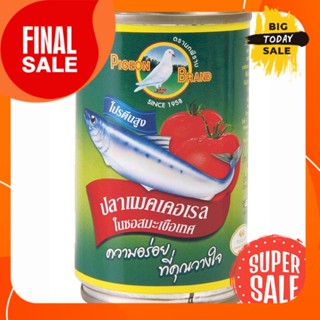 ขนาด 155 กรัม ฝาดึง ตรานกพิราบ ปลาแมคเคอเรลในซอส