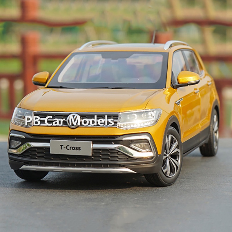 1: 18 โมเดลรถโลหะผสม SAIC Volkswagen T-cross Tujia Tukai TCross SUV