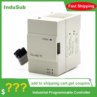 ใหม่ FX2N-4AD-TC FX2N-4AD-PT plc โมดูลควบคุมตรรกะ ตั้งโปรแกรมได้ plc อะนาล็อก เป็นดิจิทัล