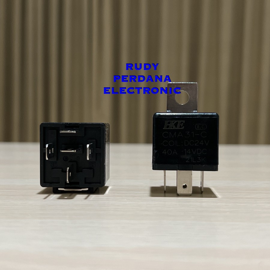 รถ RELAY HORN LIGHT 5 PIN FOOT 24V 24 VOLT 40A 40 CAMPERE