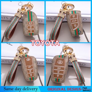 เคสกุญแจรีโมทรถยนต์ แบบหนัง สําหรับ Toyota