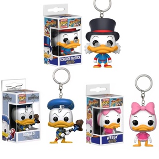 Funko Pop! 《Disney》พวงกุญแจฟิกเกอร์ รูปเป็ดโดนัลด์ ของเล่นสําหรับเด็ก