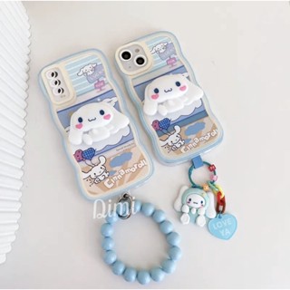 พร้อมส่ง เคสนิ่น ชินามอล พร้อมขาตั้ง สายห้อย สำหรับไอโฟน 6G 7G 8G 6Plus 7Plus 8Plus XR 11 13 14 14Plus 14Pro 14ProMax