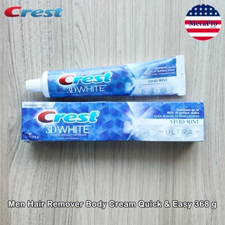 Crest® 3D White Ultra Whitening Toothpaste Vivid Mint 158 g เครสต์ ยาสีฟัน ฟันขาว ขจัดคราบ