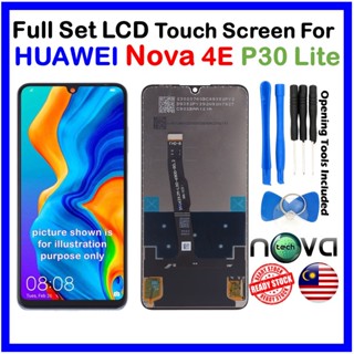 Ngs ชุดหน้าจอสัมผัส LCD พร้อมเครื่องมือ สําหรับ HUAWEI Nova 4e HUAWEI P30 Lite