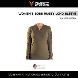 Velocity Systems - Female Rugby Long Sleeve [Ranger Green] เสื้อเชิ้ตน้ำหนักเบา เสื้อแขนยาว สำหรับผู้หญิง