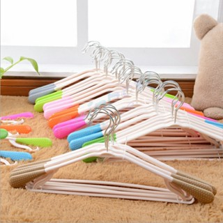 Rainbow ขอบหมุนได้ 360 องศา ไม้แขวนเสื้อพลาสติก กันลื่น ไม้แขวนเสื้อกันลื่น  Non-marking Plastic Hangers