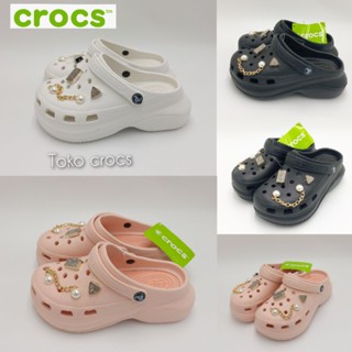 รองเท้าแตะ Crocs Bae แฟชั่นสําหรับผู้หญิง