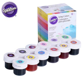 ของแท้ Wilton icing 12 colors สีเจล สีผสมอาหาร 12 สี สุดคุ้มในเซท จาก อเมริกา Wilton icing color