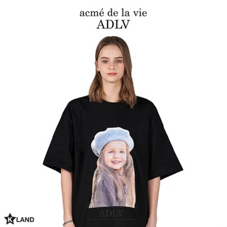 ADLV ( acmé de la vie) BABY FACE BERET GIRL SHORT SLEEVE T-SHIRT (ADL22TS0022U)