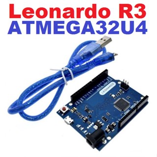 Leonardo R3 Development board ATMEGA32U4 พร้อม 50CM Micro USB Data line blue board