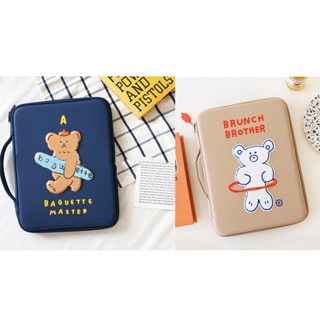 11in หมีแท็บเล็ตกระเป๋าน่ารักรูปแบบน่ารัก Eva เคสแขนฟองน้ำหนาที่มีด้ามจับนุ่ม