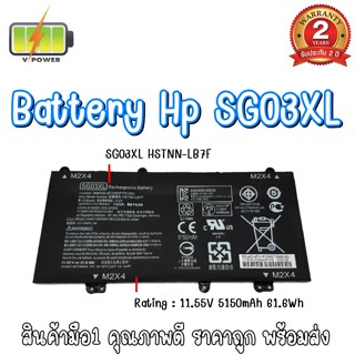 รับประกัน 2 ปี BATTERY HP SG03XL แบตเตอรี่ เอชพี M7-U009DX HSTNN-LB7E TPN-I126 แท้