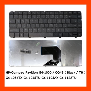 Keyboard HP/Compaq Pavilion G4-1000,Presario CQ43 Black TH แป้นพิมพ์ ไทย-อังกฤษ