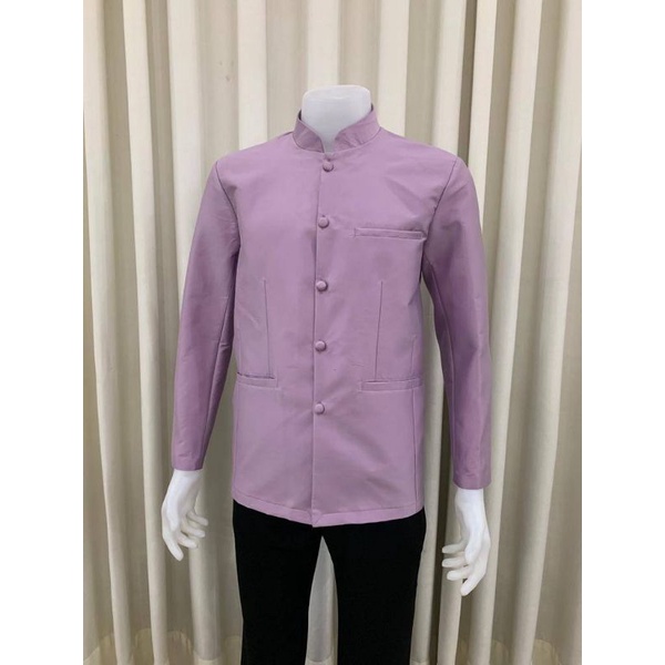 ขอพระราชทานผ้าไหมอย่างดีสีไม่ตกผ้านุ่มตัดเย็บปราณีตมากจ้ามีเสริมฟองน้ำทีไหลตัดเย็บอัดผ้ากาว 2 ชั้นผ้าอยู่ทรงใส่เข้ารูป - รูปที่ 3