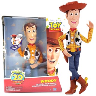 Disney Pixar Toy Story 4 WOODY Talking Action Figure มีเสียงพูดโต้ตอบขยับได้ ลิขสิทธิ์นำเข้าของแท้