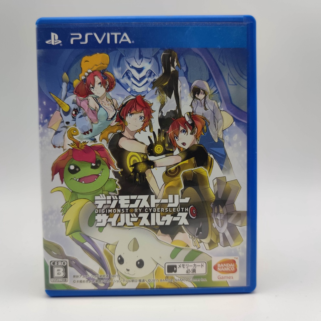 Digimon Story Cyber Sleuth แผ่นแท้ PSVITA PS VITA แถมกล่องใสสวมกันรอย ให้ด้วย