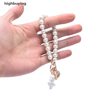 [highbuying] ใหม่ วินเทจ สีขาว นางฟ้า พวงกุญแจ ผู้หญิง มุก พวงกุญแจรถ ที่ใส่พวงกุญแจ ใหม่ พร้อมส่ง