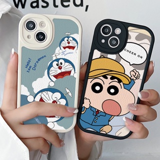 เคสโทรศัพท์มือถือ TPU แบบนิ่ม ลายการ์ตูนชินจัง และโดราเอมอน พร้อมป้องกันเลนส์กล้อง สําหรับ Infinix Hot 11 10 9 Play 11s 10s 10T Smart 5 6 Note 8 | Xmd164