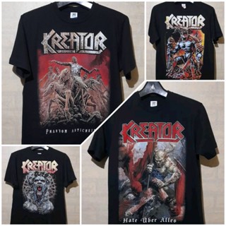 T-shirt  เสื้อเชิ้ต Kreator bandS-5XL