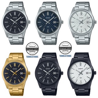 CASIO นาฬิกาข้อมือผู้ชาย รุ่น MTP-VD03D, MTP-VD03G, MTP-VD03B