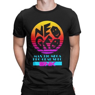 เสื้อยืดแขนสั้น พิมพ์ลาย Neo Geo SNK แฟชั่นฤดูร้อน สไตล์ฮาราจูกุ สําหรับผู้ชายS-5XL