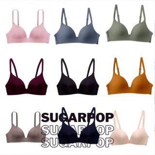 🍨🍭SugarPop🍬🍧 เสื้อชั้นใน มีฟอง ดันทราง ไร้โครง ไร้รอยต่อ Seamless Bra (Ref #002)