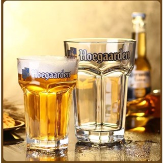 รุ่นขายดี แก้ว Hoegaarden แก้วเบียร์ ความใหญ่หนาพิเศษ ขนาด500/880ML พร้อมส่ง