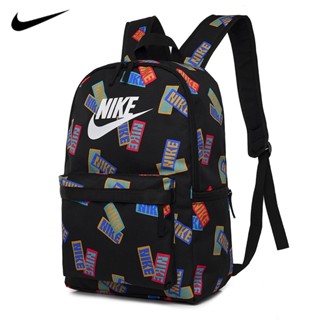 Nike ของแท้ 100% กระเป๋าเป้สะพายหลัง สะพายไหล่ ลายพราง สไตล์สปอร์ต สําหรับผู้ชาย ผู้หญิง