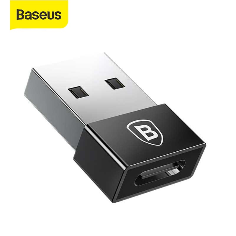 Baseus USB Male to Type C Female Adapter USB C OTG Converter สําหรับแล็ปท็อป 3 USB Type-C Cable Adap